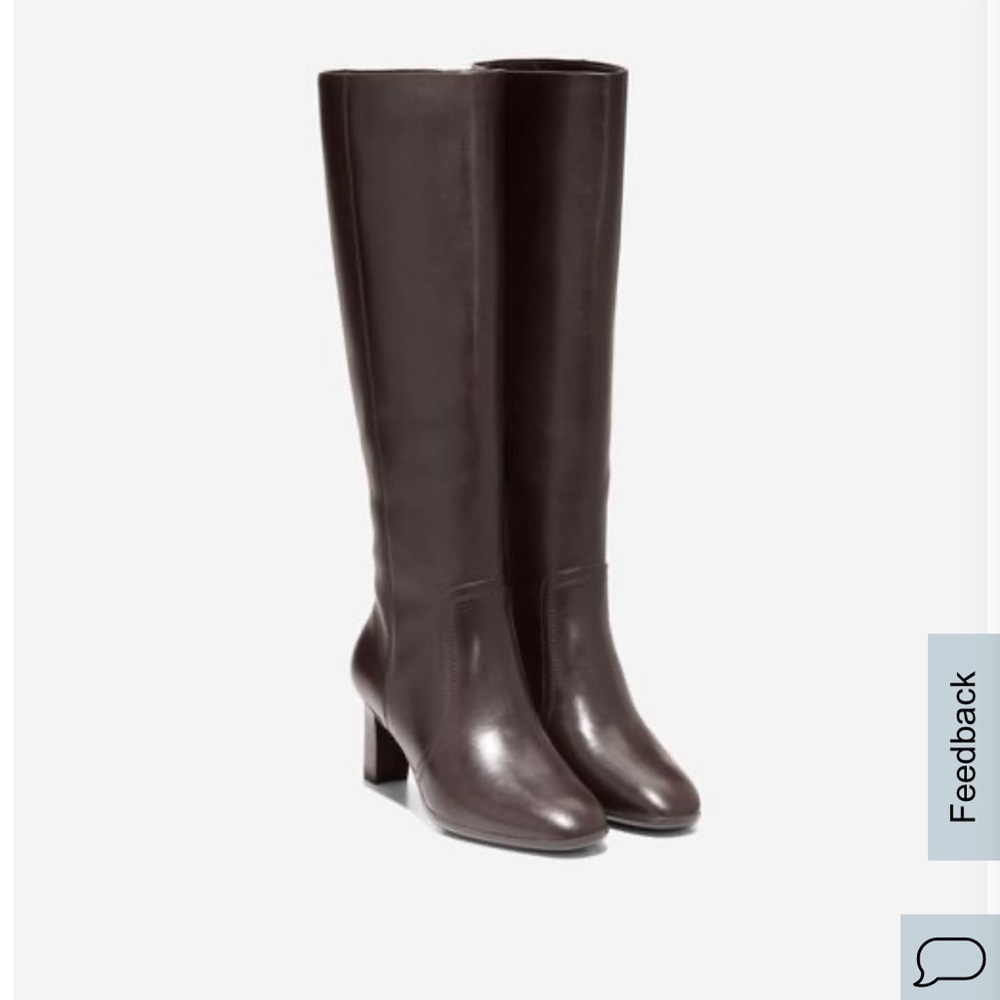 Cole Haan Brown Knee-High Leather Boots
